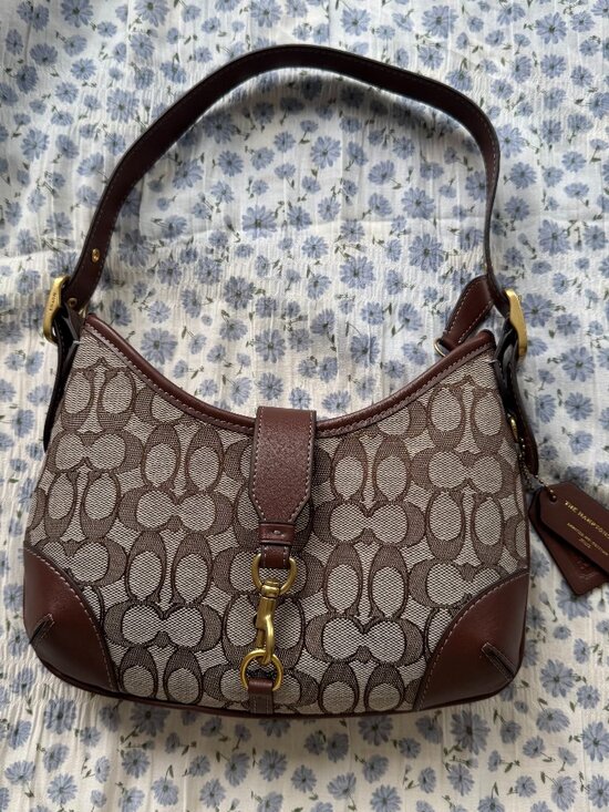 Coach Handbags - Coach Hamptons Signature Hobo Shoulder Bag
